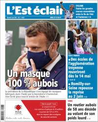 Portada de L'Est Eclair (Francia)