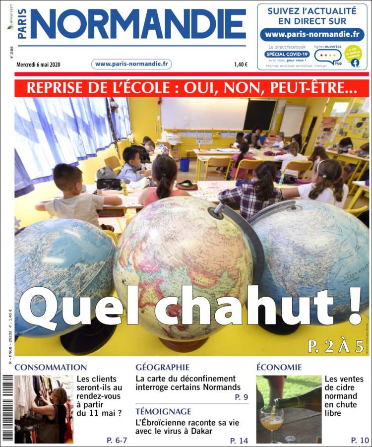 Portada de Progres de Fecamp (Francia)