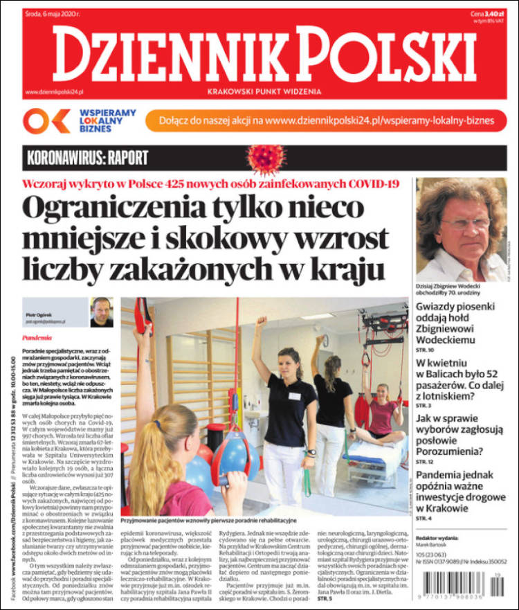 Portada de Dziennik (Polonia)