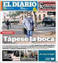 Portada de El Diario NY (USA)