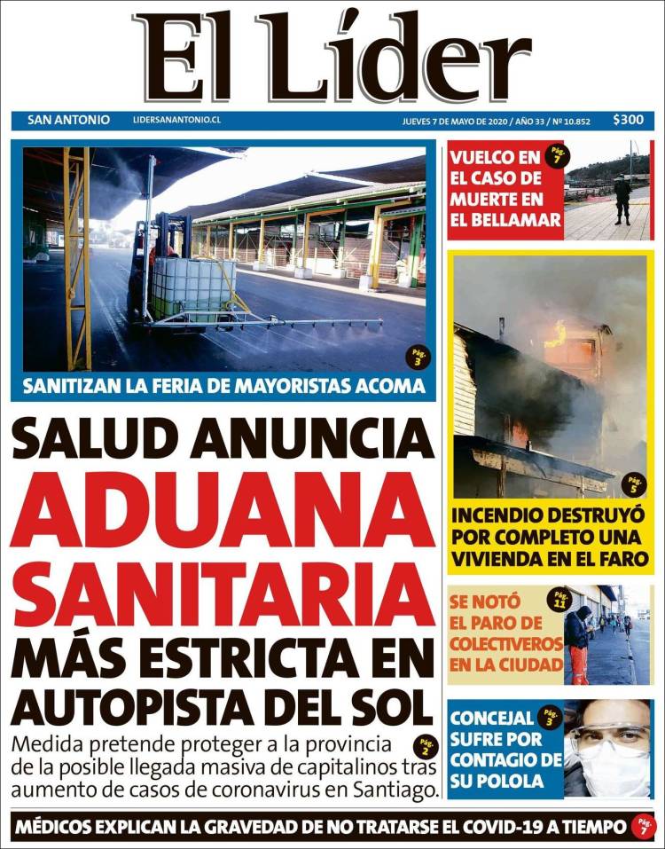 Portada de Lider de San Antonio (Chile)