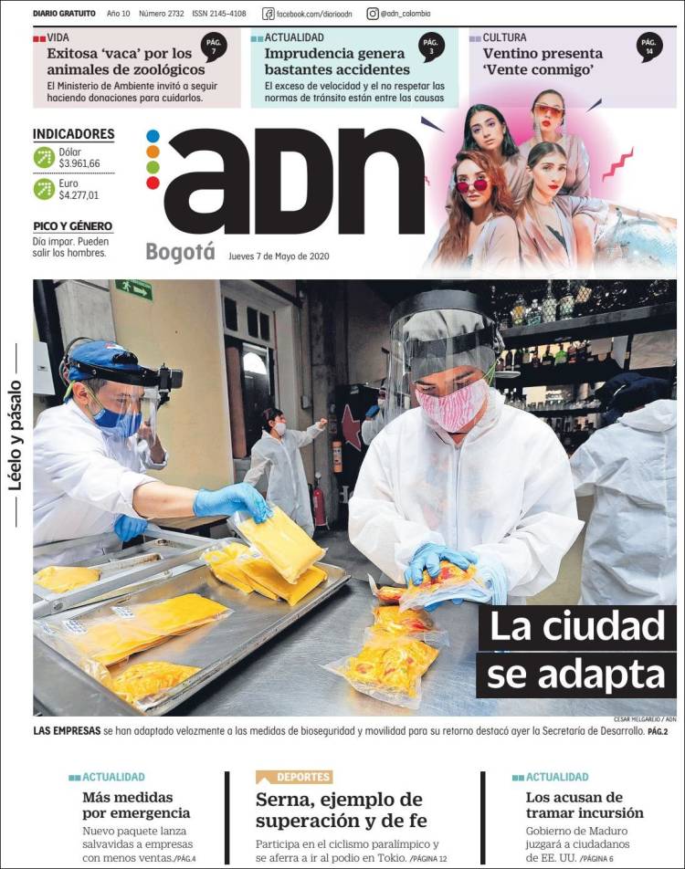 Portada de ADN - Bogotá (Colombia)