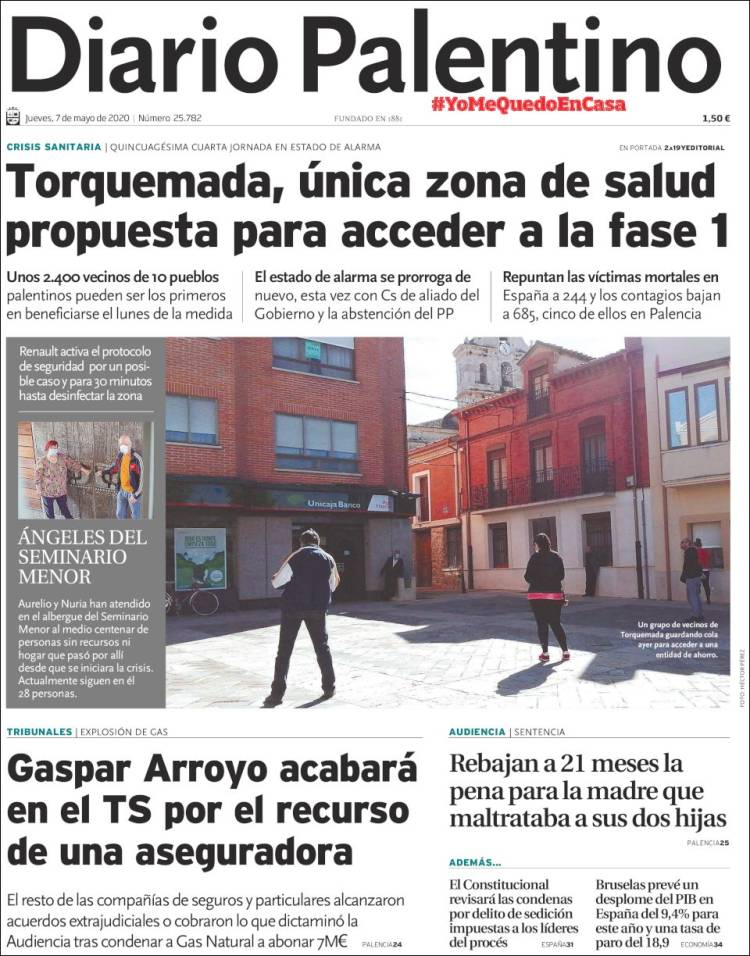 Portada de Diario Palentino (Spain)