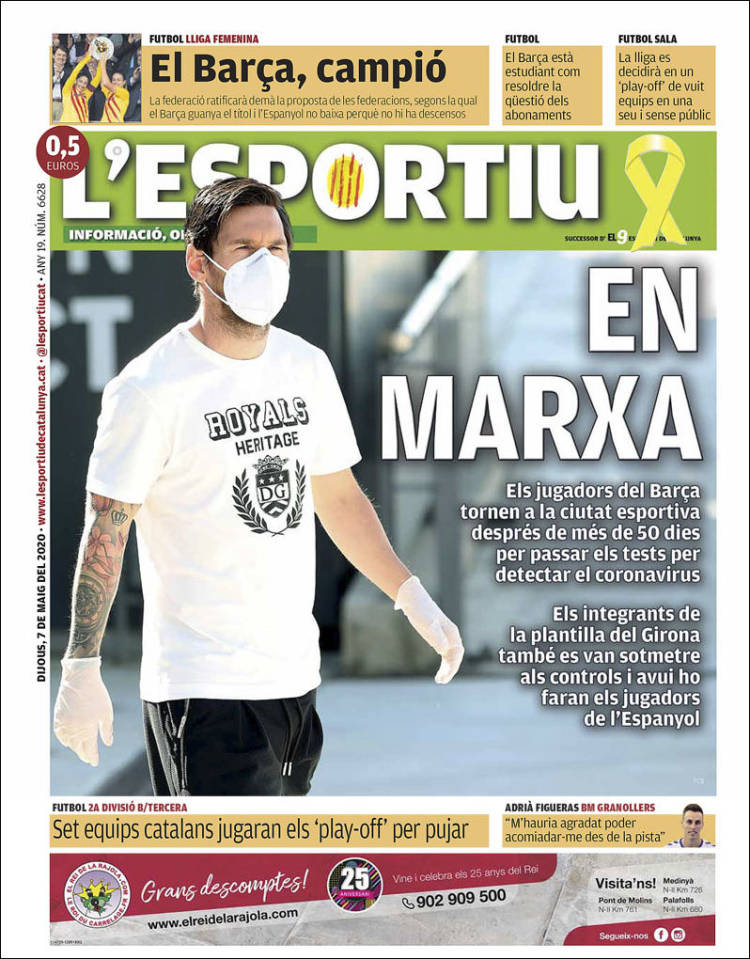 Portada de L'Esportiu (Spain)