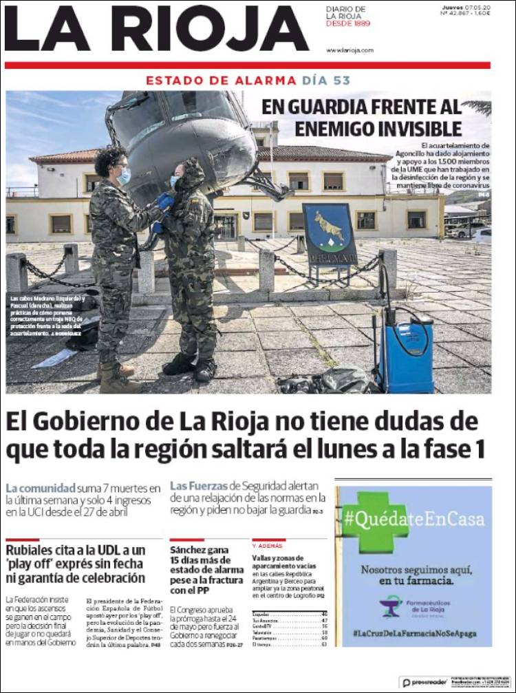 Portada de La Rioja (Spain)