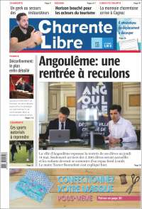 Portada de Charente Libre (Francia)