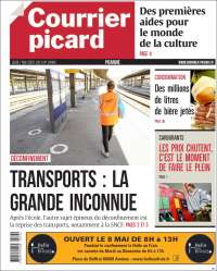 Portada de Courrier Picard (Francia)