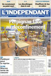 Portada de Le Indépendant (Francia)