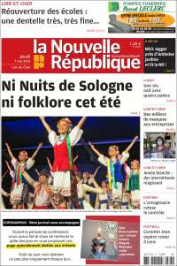 Portada de La Nouvelle Republique (Francia)