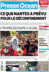 Portada de Presse Ocean (Francia)