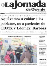 La Jornada de Oriente - Puebla