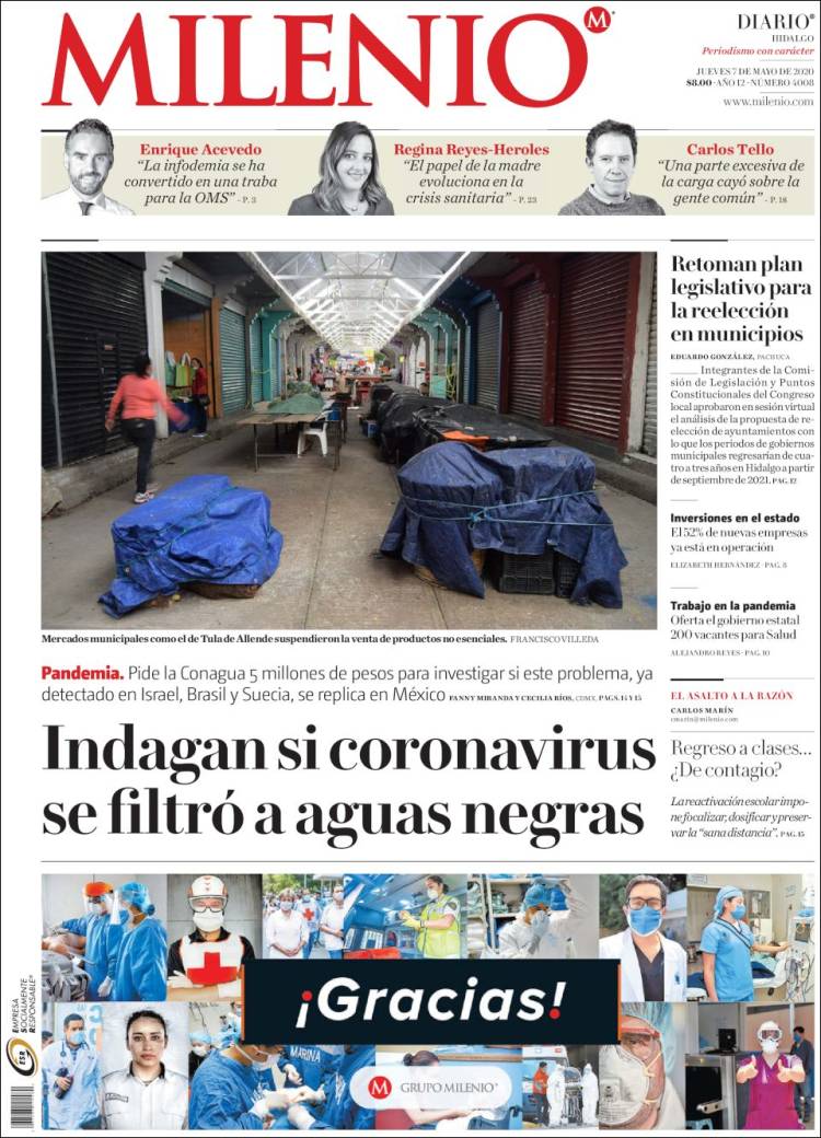 Portada de Milenio de Hidalgo (México)