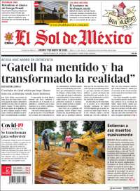 Portada de El Sol de México (México)