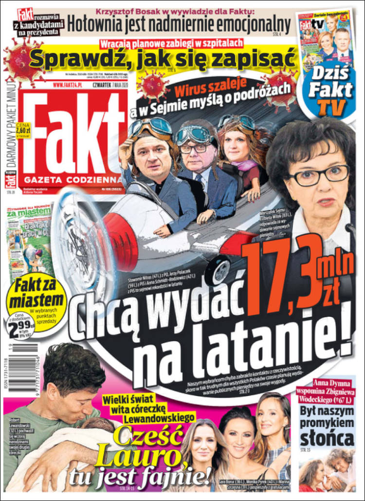 Portada de Fakt (Polonia)