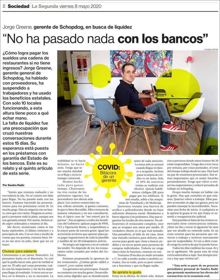 Portada de La Segunda (Chile)