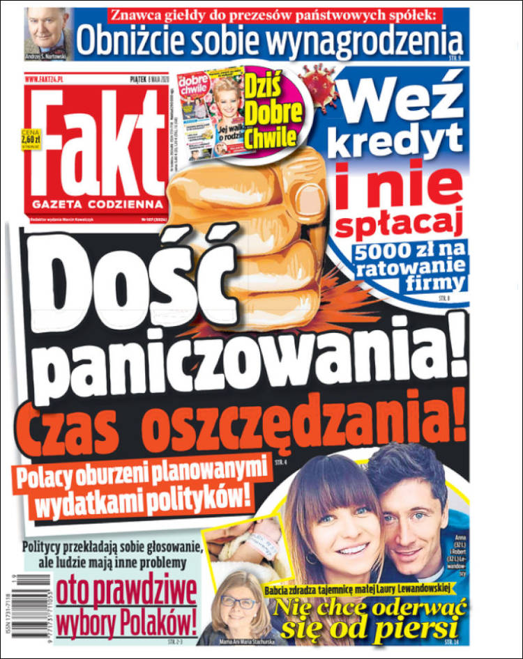 Portada de Fakt (Polonia)