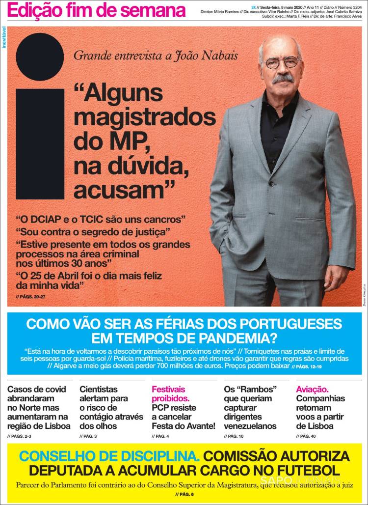 Portada de I - informação (Portugal)
