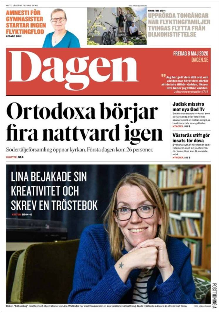 Portada de Dagen (Suecia)