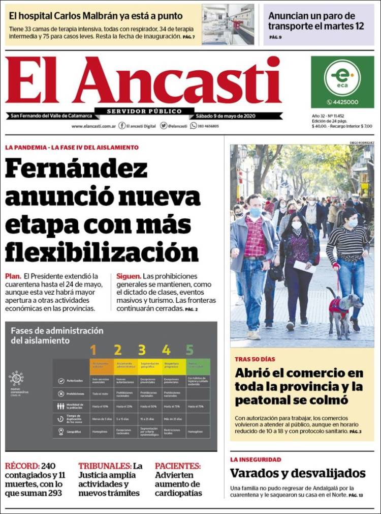 Portada de El Ancasti (Argentina)