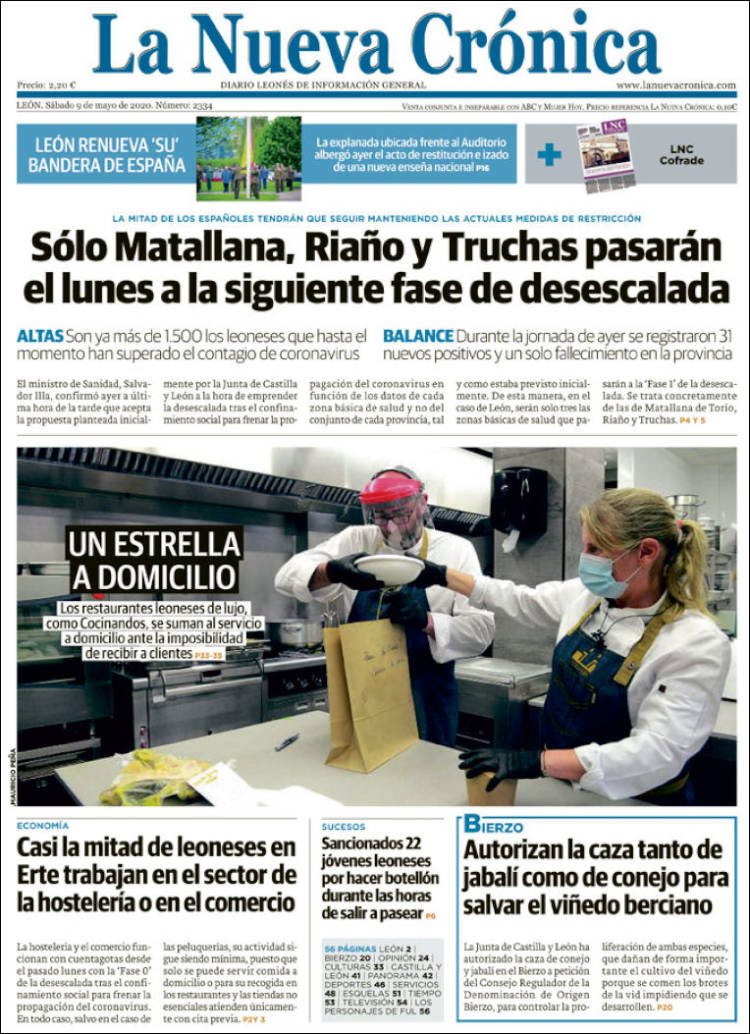 Portada de La Nueva Crónica (España)