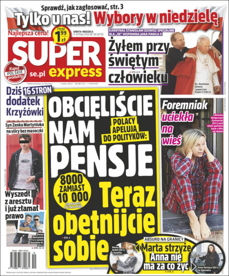 Portada de Super Express (Polonia)