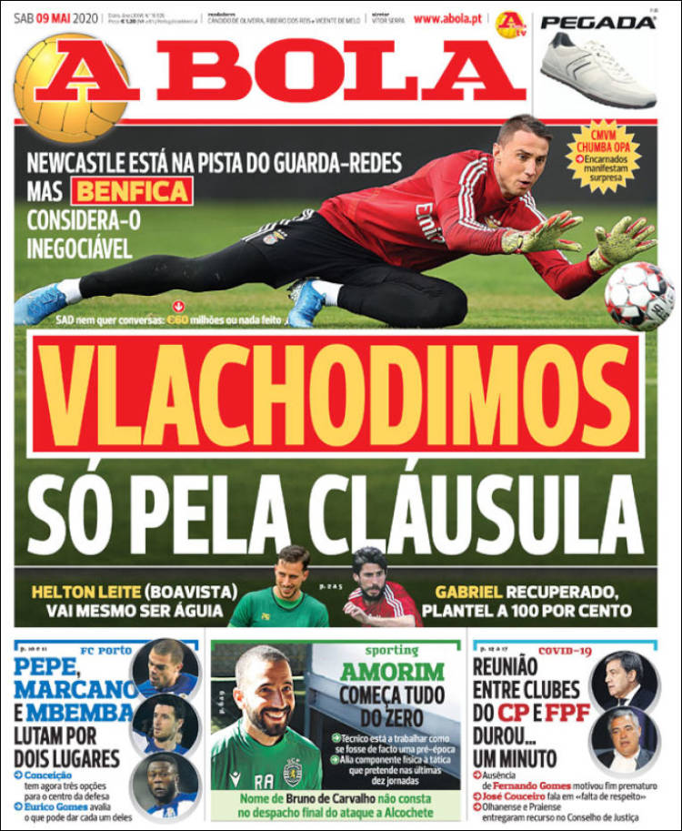 Portada de A Bola (Portugal)