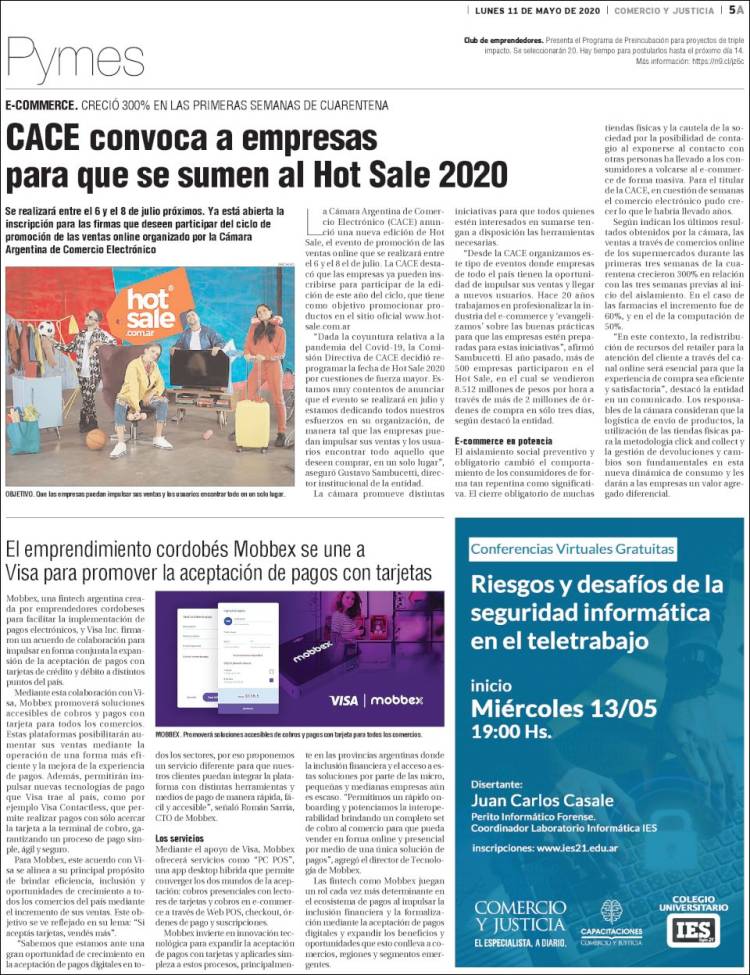 Portada de Comercio y Justicia (Argentina)