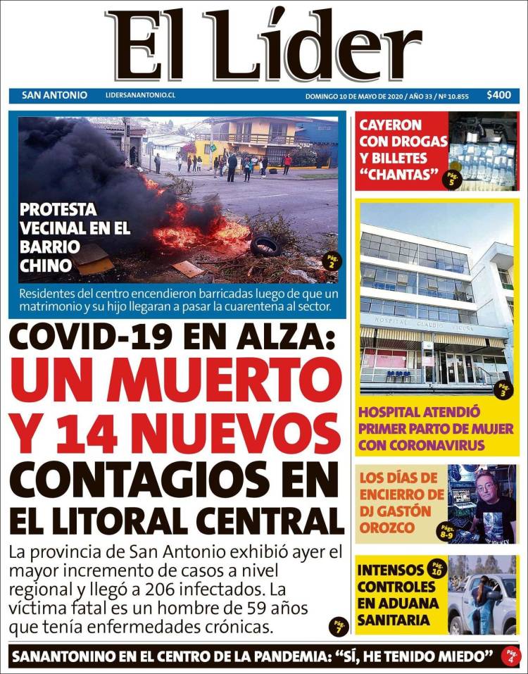 Portada de Lider de San Antonio (Chile)