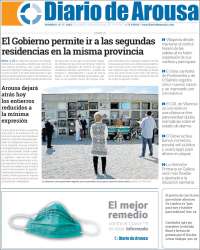 Portada de Diario de Arousa (Espagne)