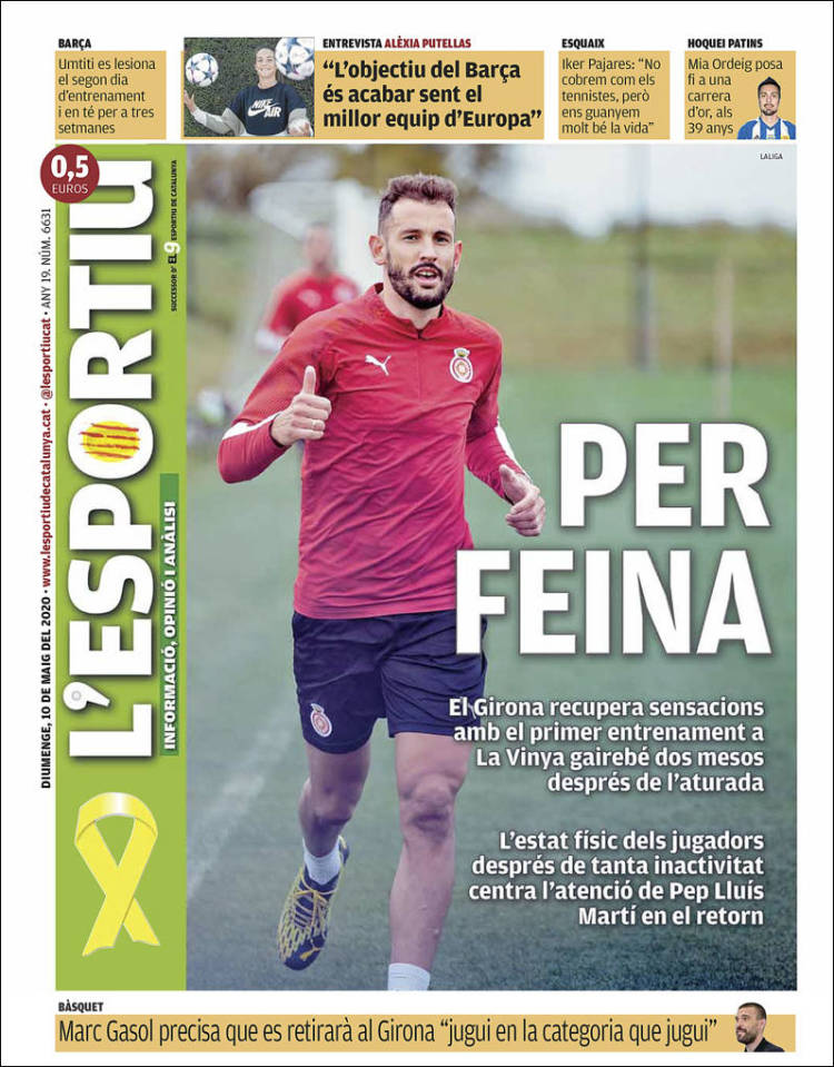 Portada de L'Esportiu : Girona (Espa&ntilde;a)