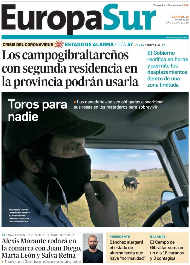 Portada de Europa Sur (Espa&ntilde;a)