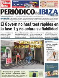 Portada de Periódico de Ibiza (Espagne)