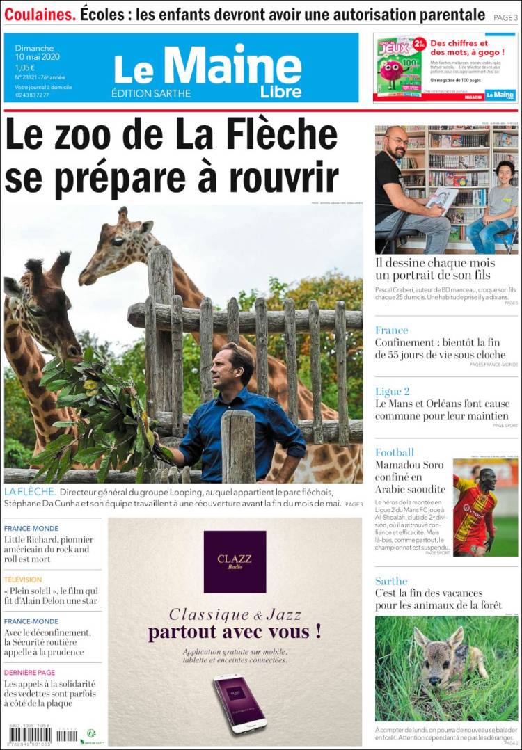 Portada de Le Maine Libre (France)