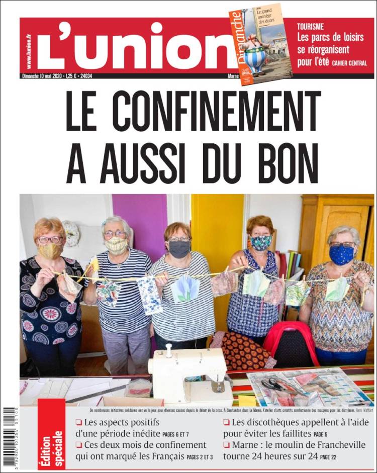 Portada de L'Union (Francia)