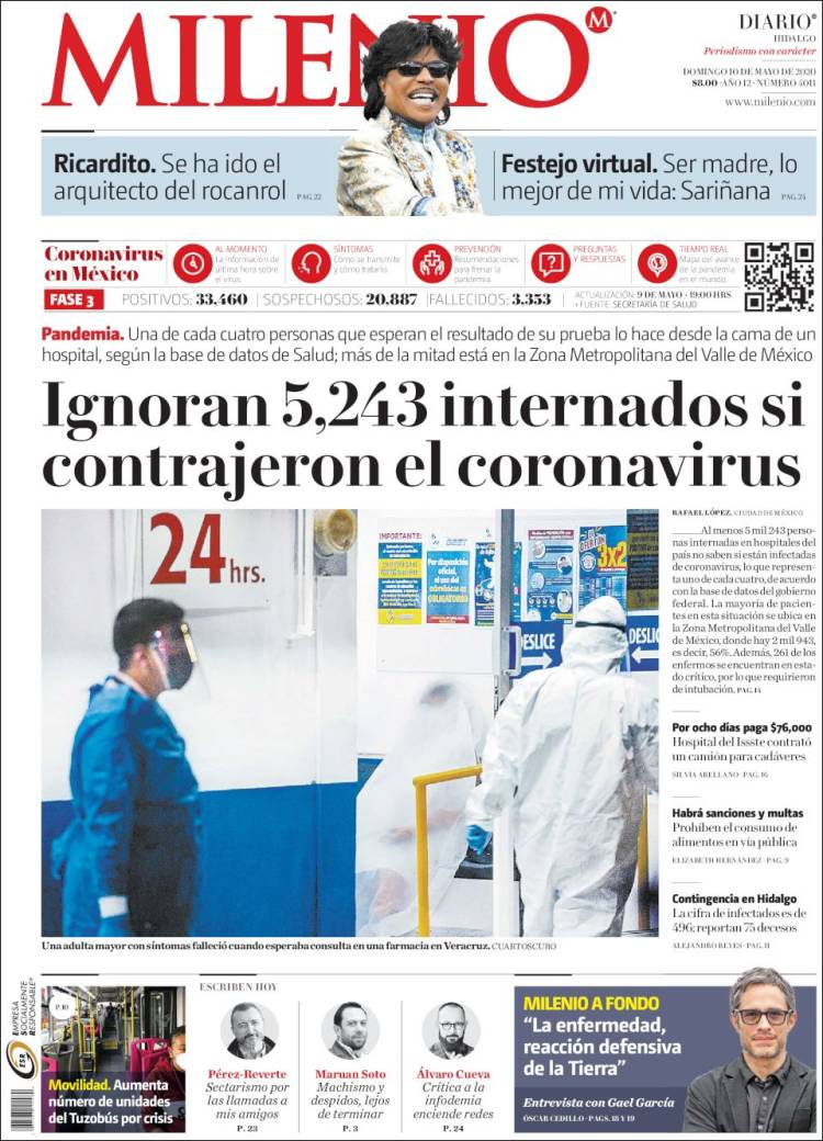 Portada de Milenio de Hidalgo (Mexique)