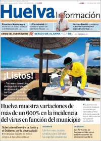 Portada de Huelva Información (España)