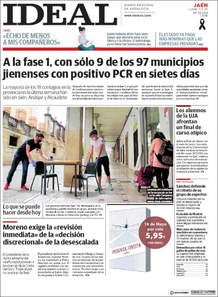 Portada de El Ideal de Jaén (España)