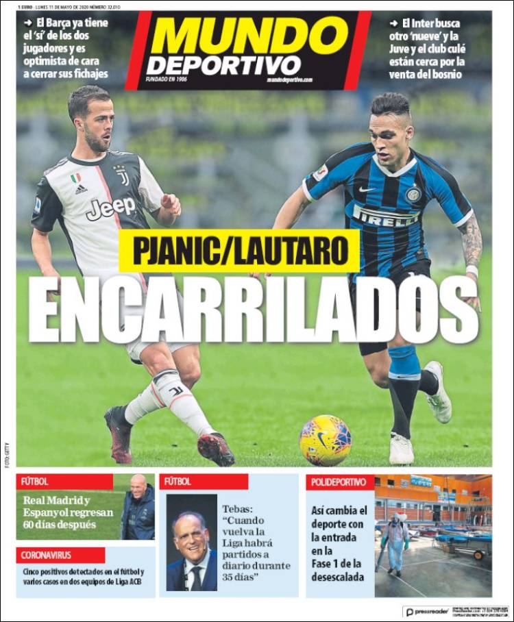 Portada de El Mundo Deportivo (España)