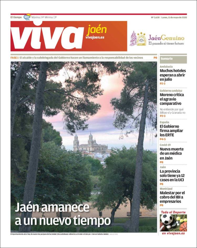 Portada de Viva Jaén (España)