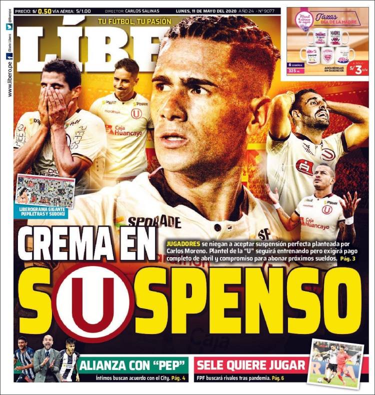 Portada de Líbero (Perú)