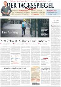 Portada de Der Tagesspiegel (Germany)