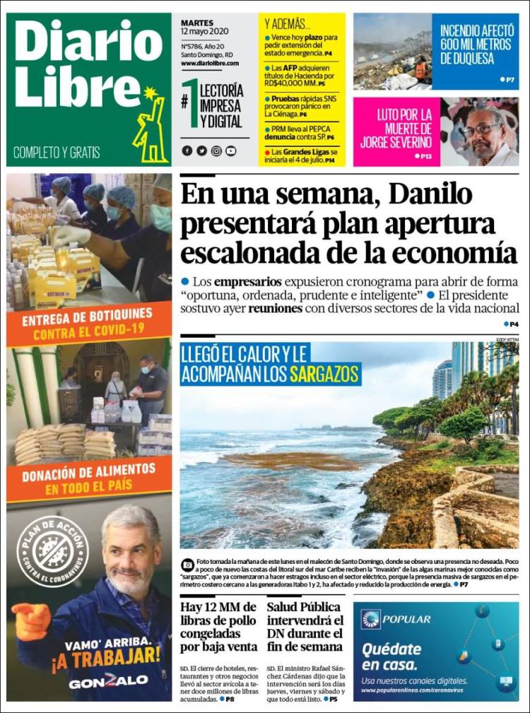 Portada de Diario Libre (Dominican Rep.)