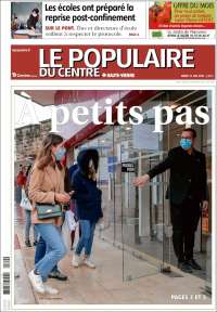 Portada de Le Populaire du Centre (France)
