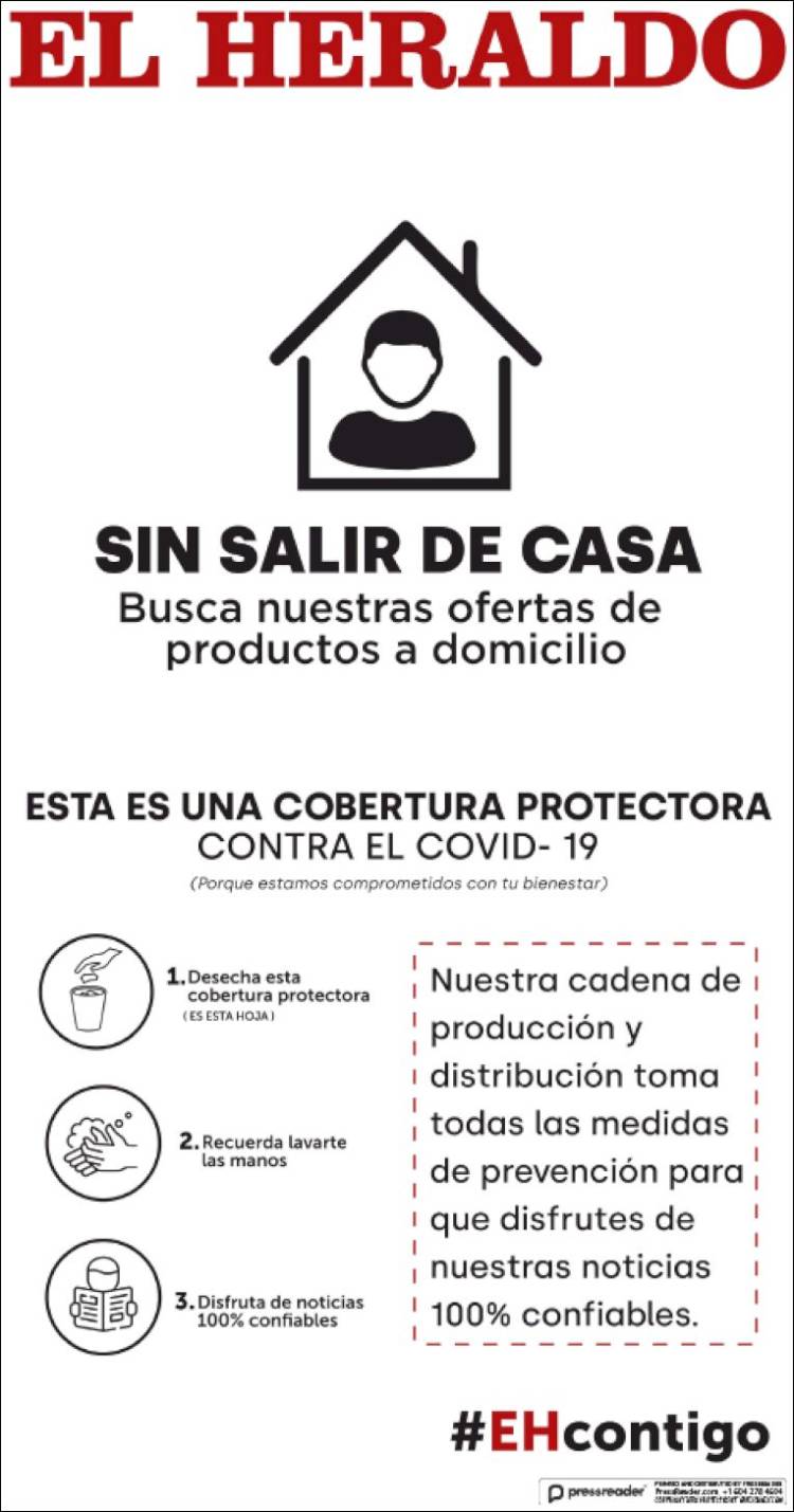 Portada de El Heraldo (Colombia)