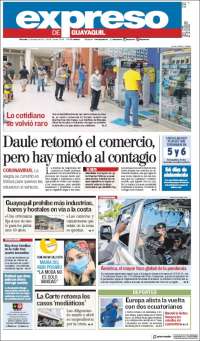 Portada de Expreso (Ecuador)