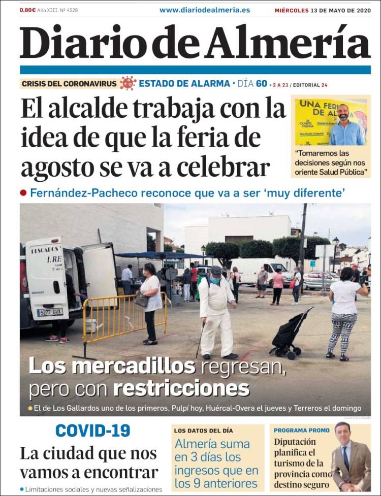 Portada de Diario de Almería (Espa&ntilde;a)