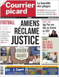 Portada de Courrier Picard (Francia)