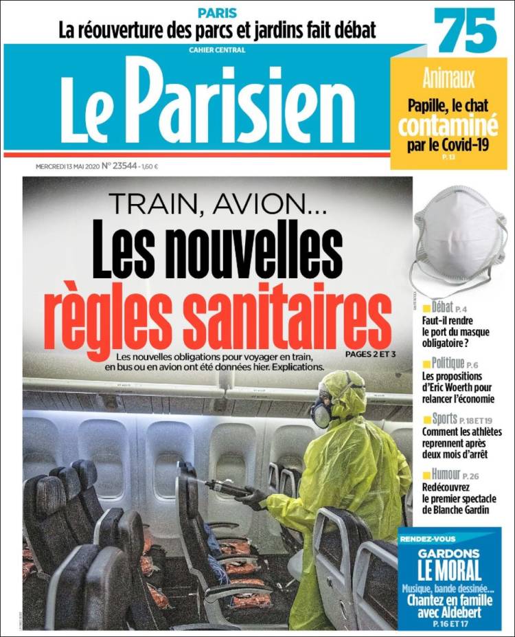 Portada de Le Parisien (Francia)