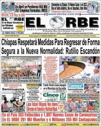 Portada de El Orbe (México)