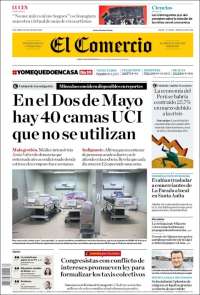 Portada de El Comercio (Perú)